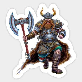 Viking going to battle Sticker